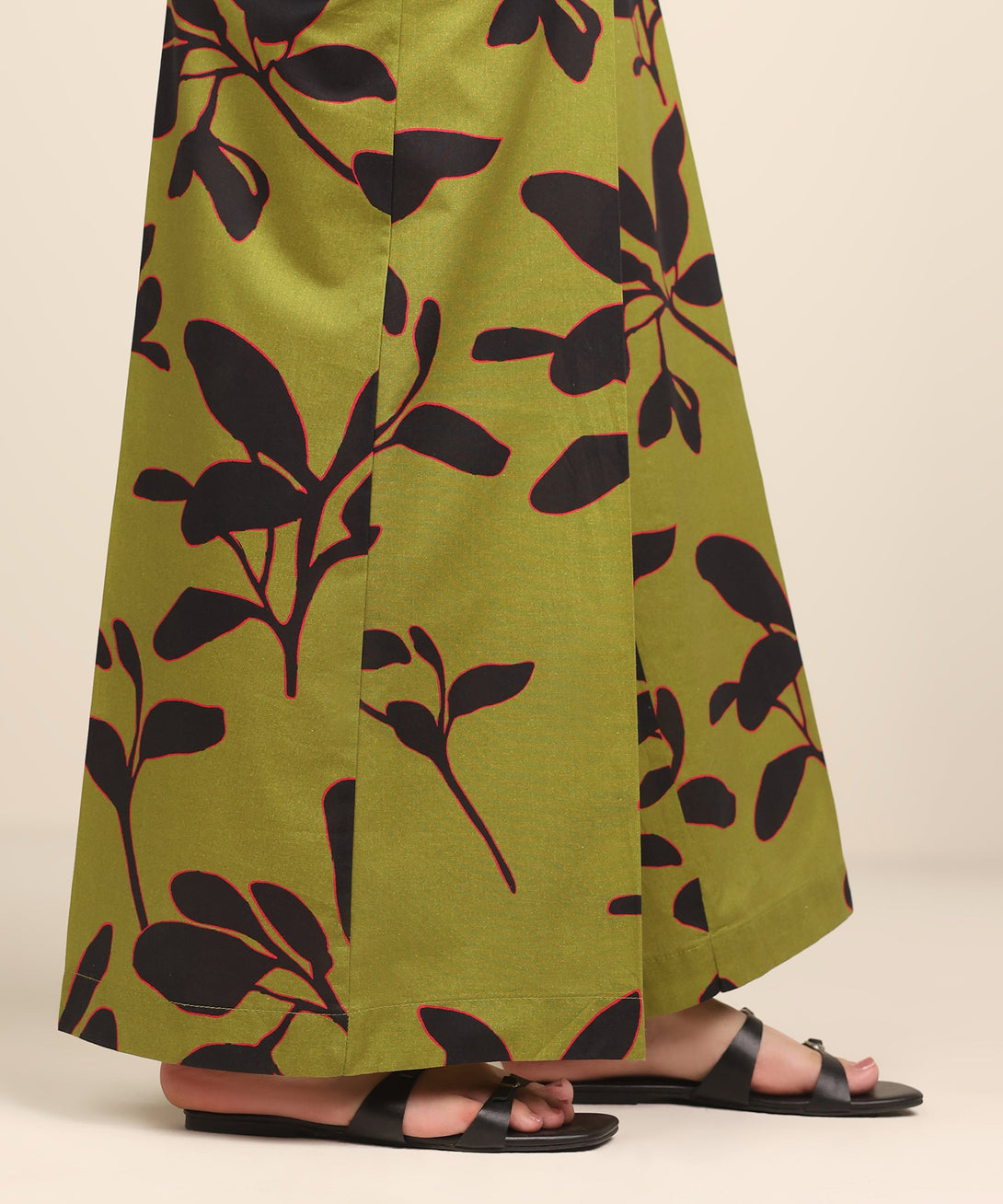 Women's RTW Cambric Multi Printed Flared Pants
