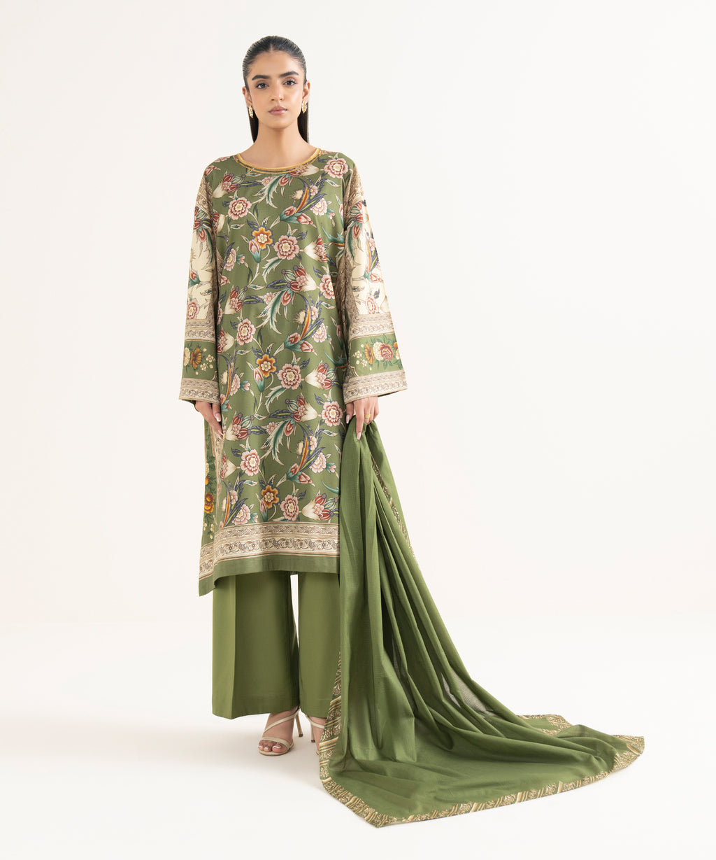 Printed Voile Dupatta