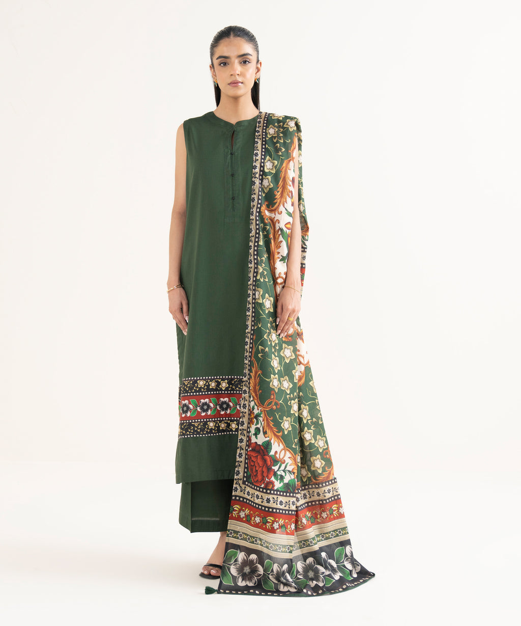 Printed Voile Dupatta