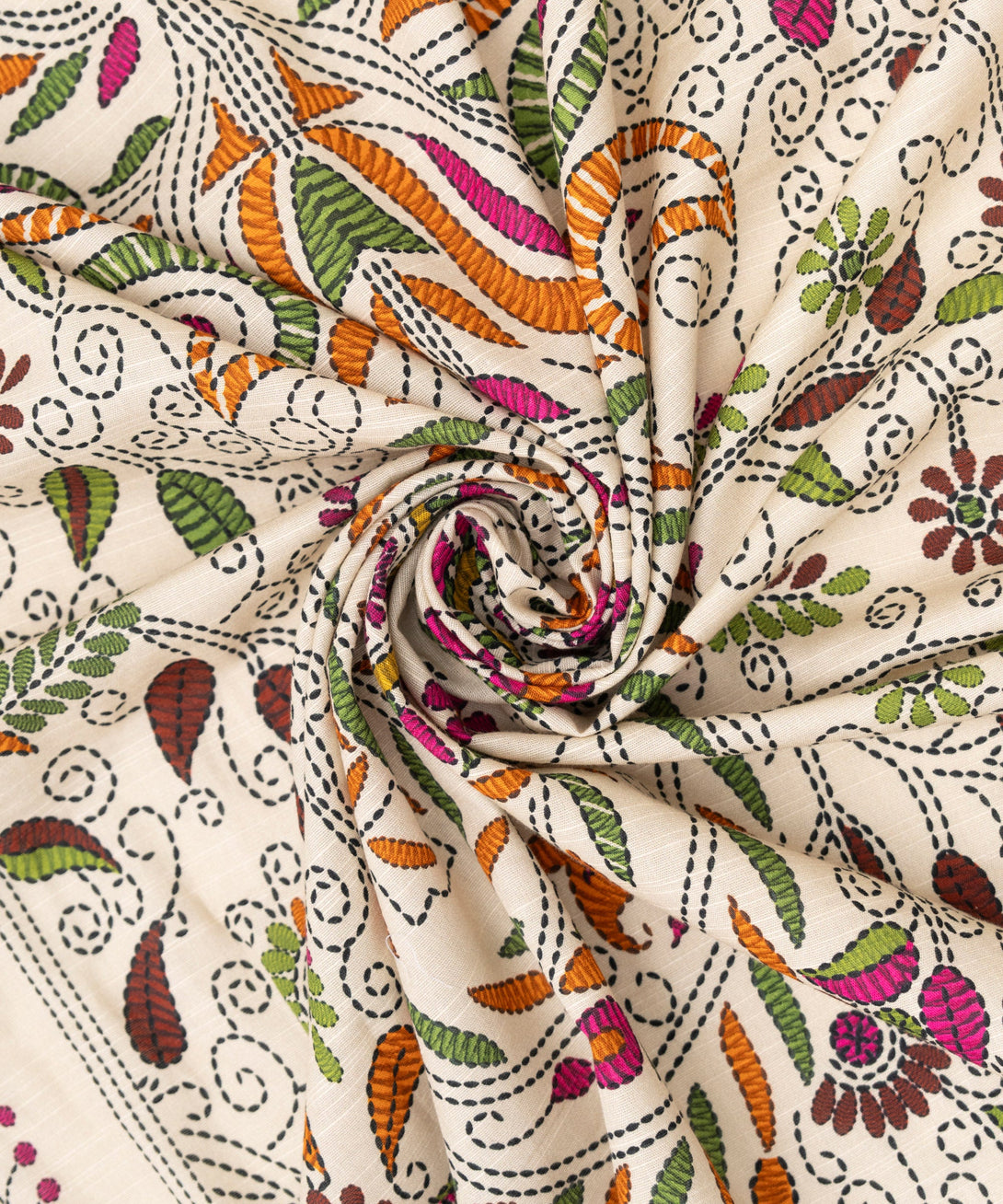 Light Khaddar Printed Multi Dupatta