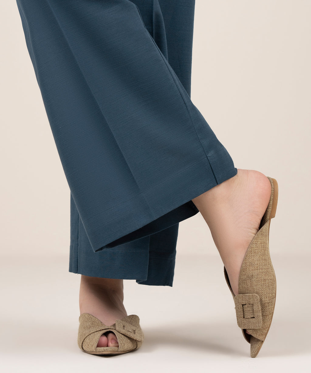 Solid Khaddar Culottes