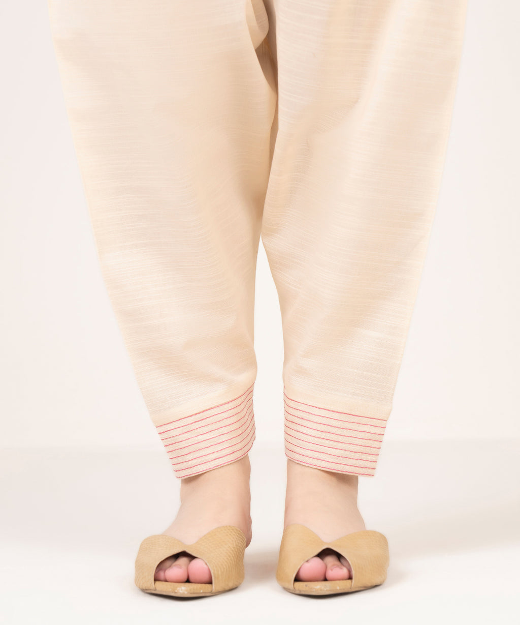 Embroidered Khaddar Shalwar