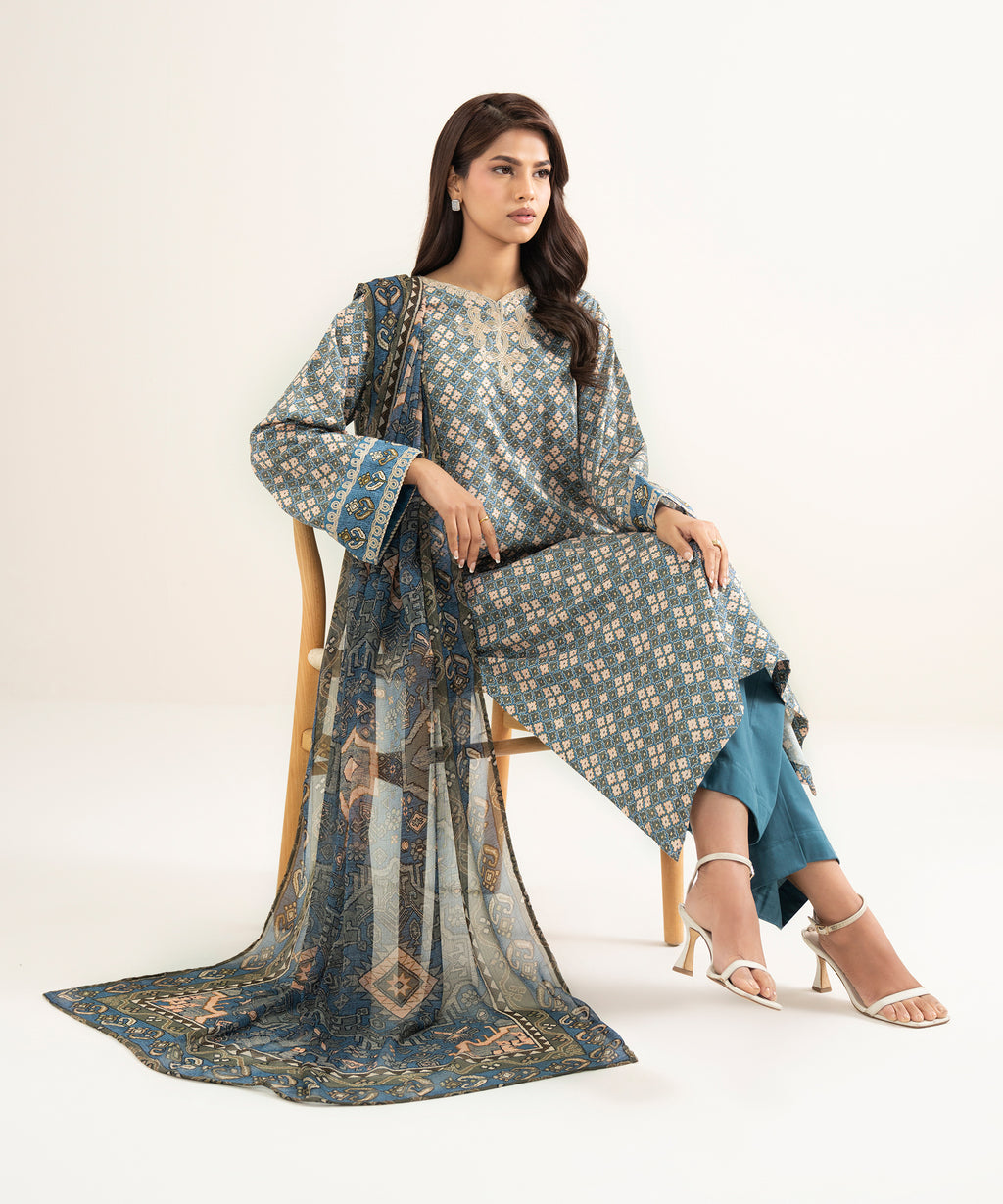 Printed Chiffon Dupatta