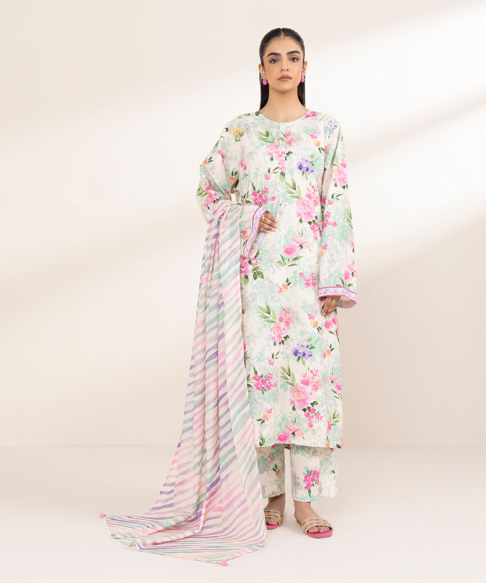 Printed Voile Dupatta