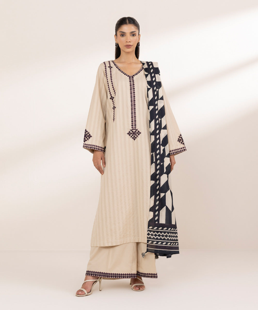 Fine Voile Black Printed Dupatta