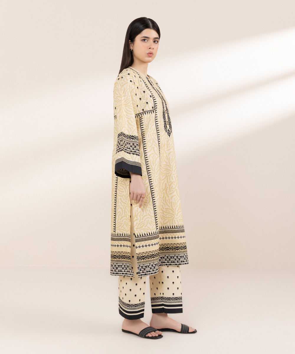 Women's RTW Cambric Multi Printed Boxy Shirt