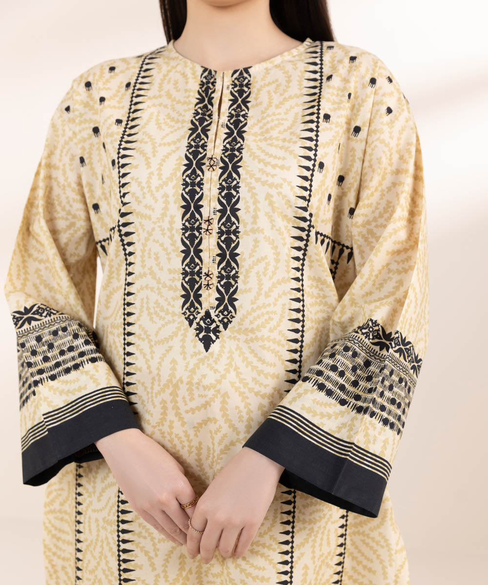 Women's RTW Cambric Multi Printed Boxy Shirt
