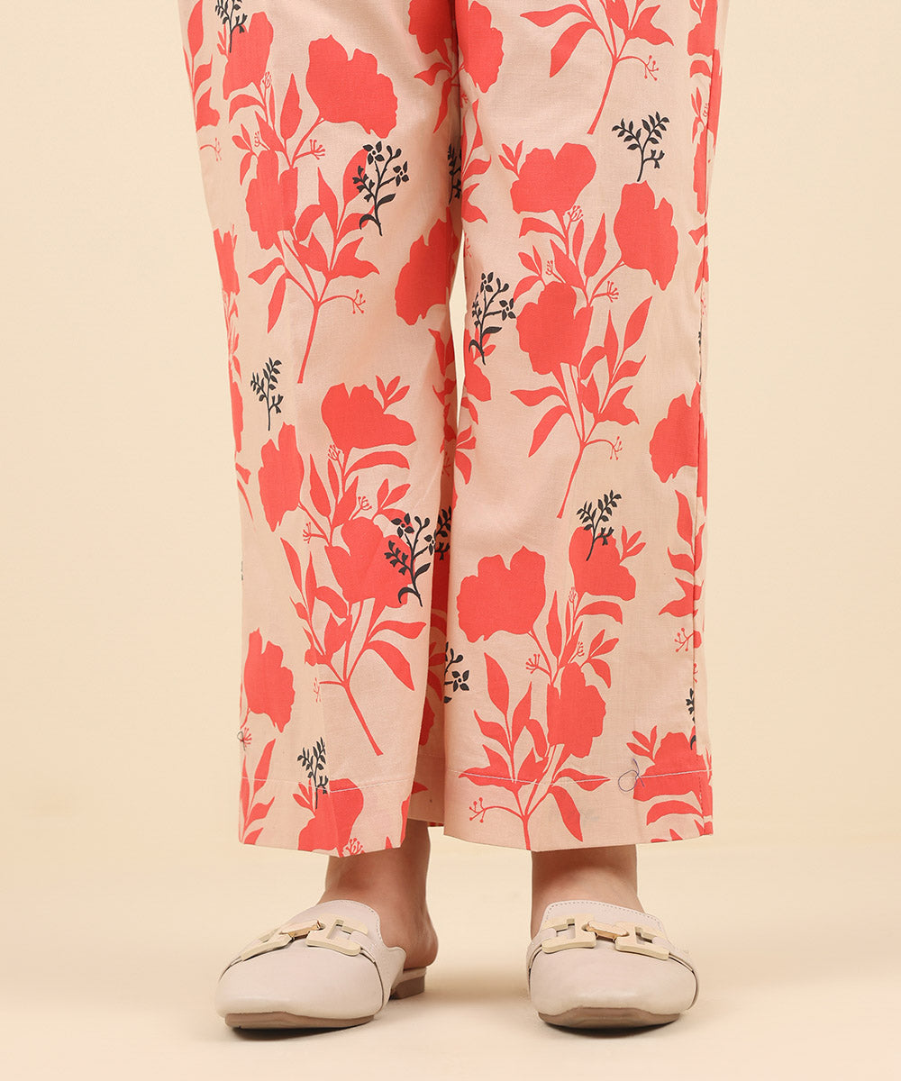 Women's Pret Cambric Multi Printed Straight Pants