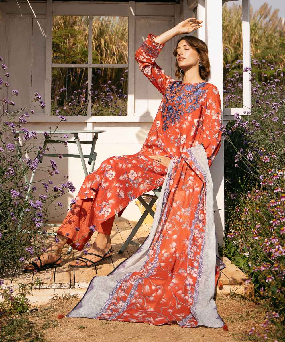 Printed Lawn Dupatta