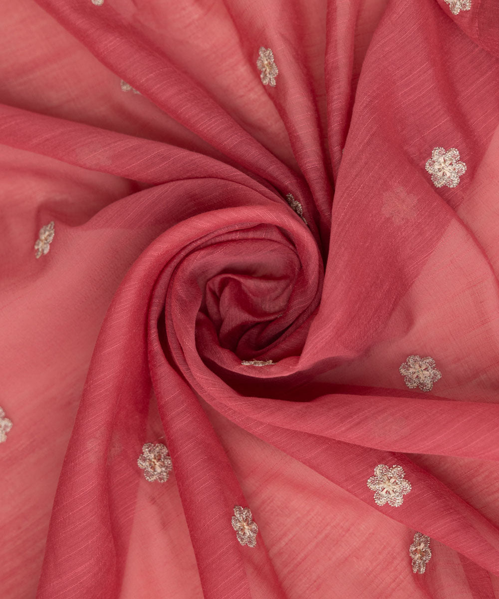 Manaar Pink Embroidered Dupatta