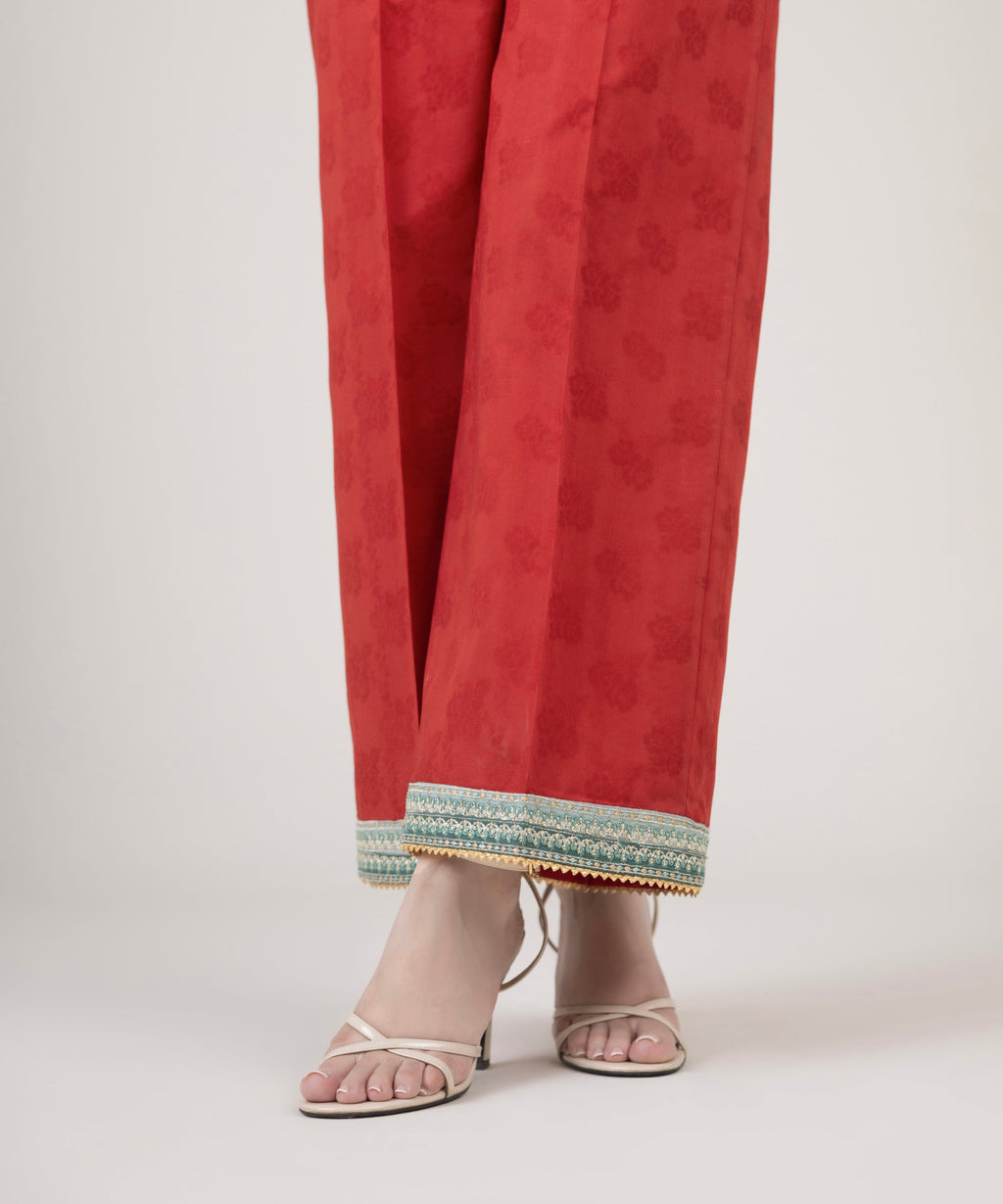 Embroidered Jacquard Culottes