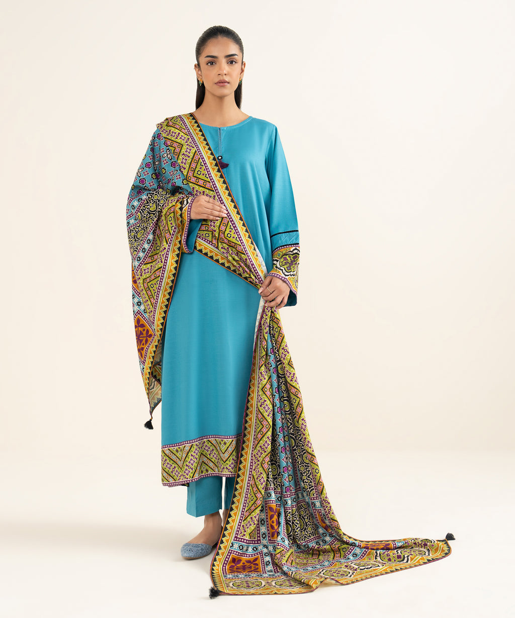 Printed Linen Dupatta