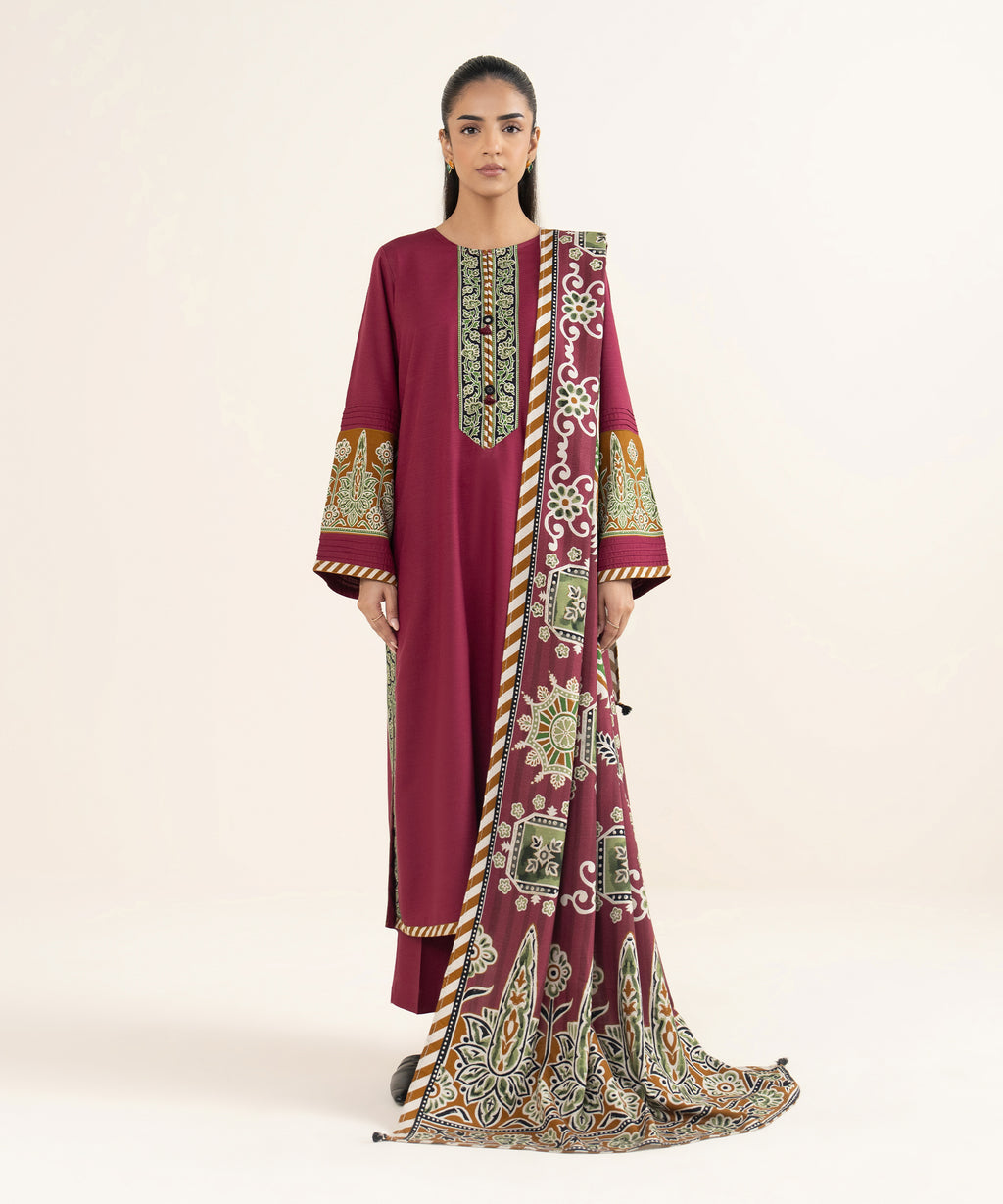 Printed Linen Dupatta