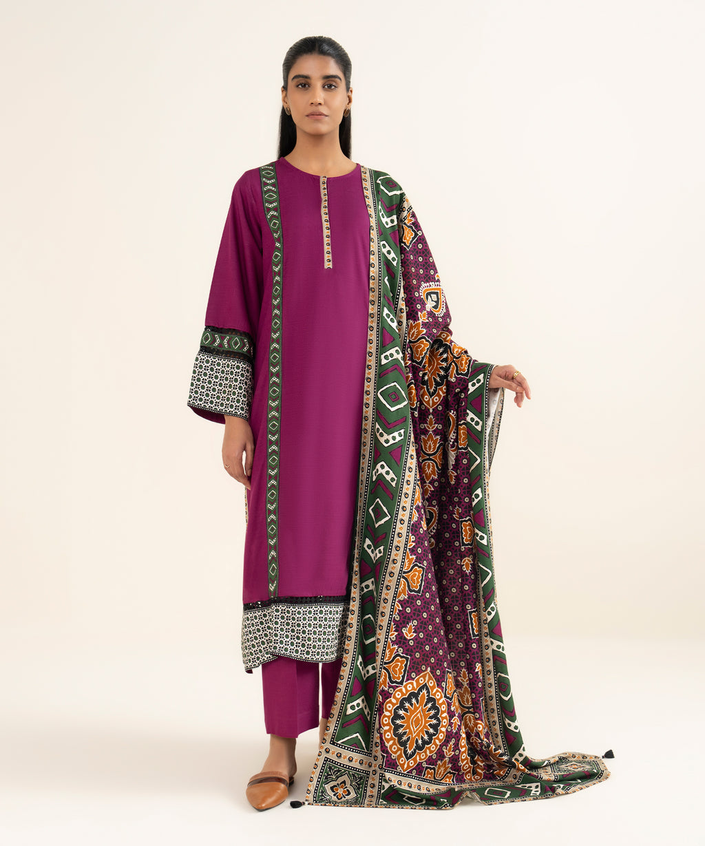 Printed Linen Dupatta