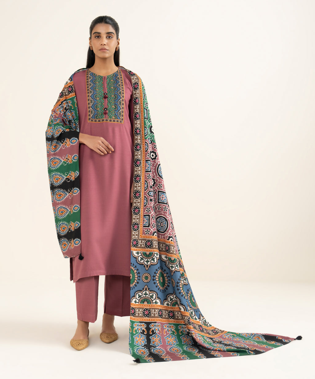 Printed Linen Dupatta