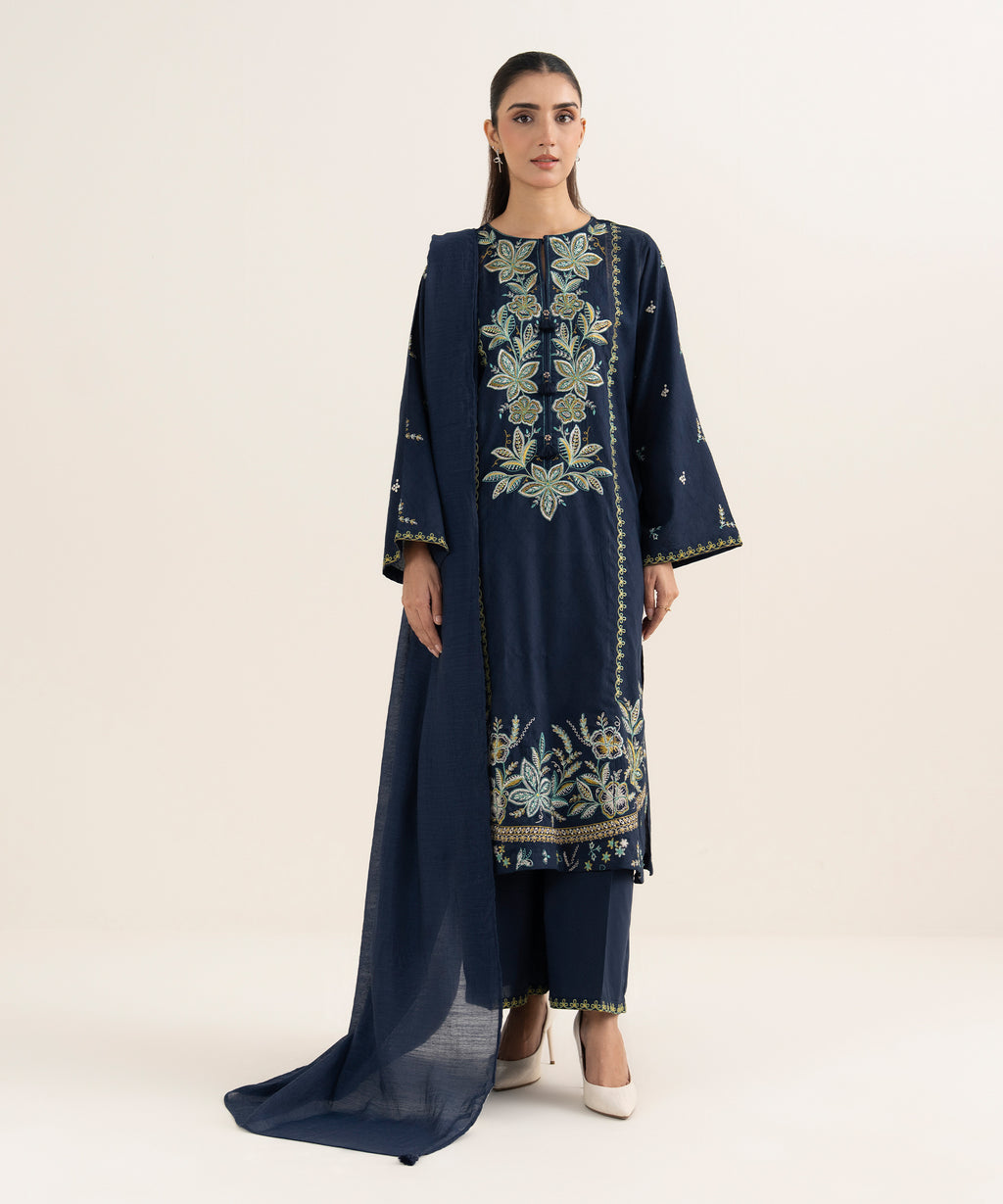 Solid Manaar Dupatta