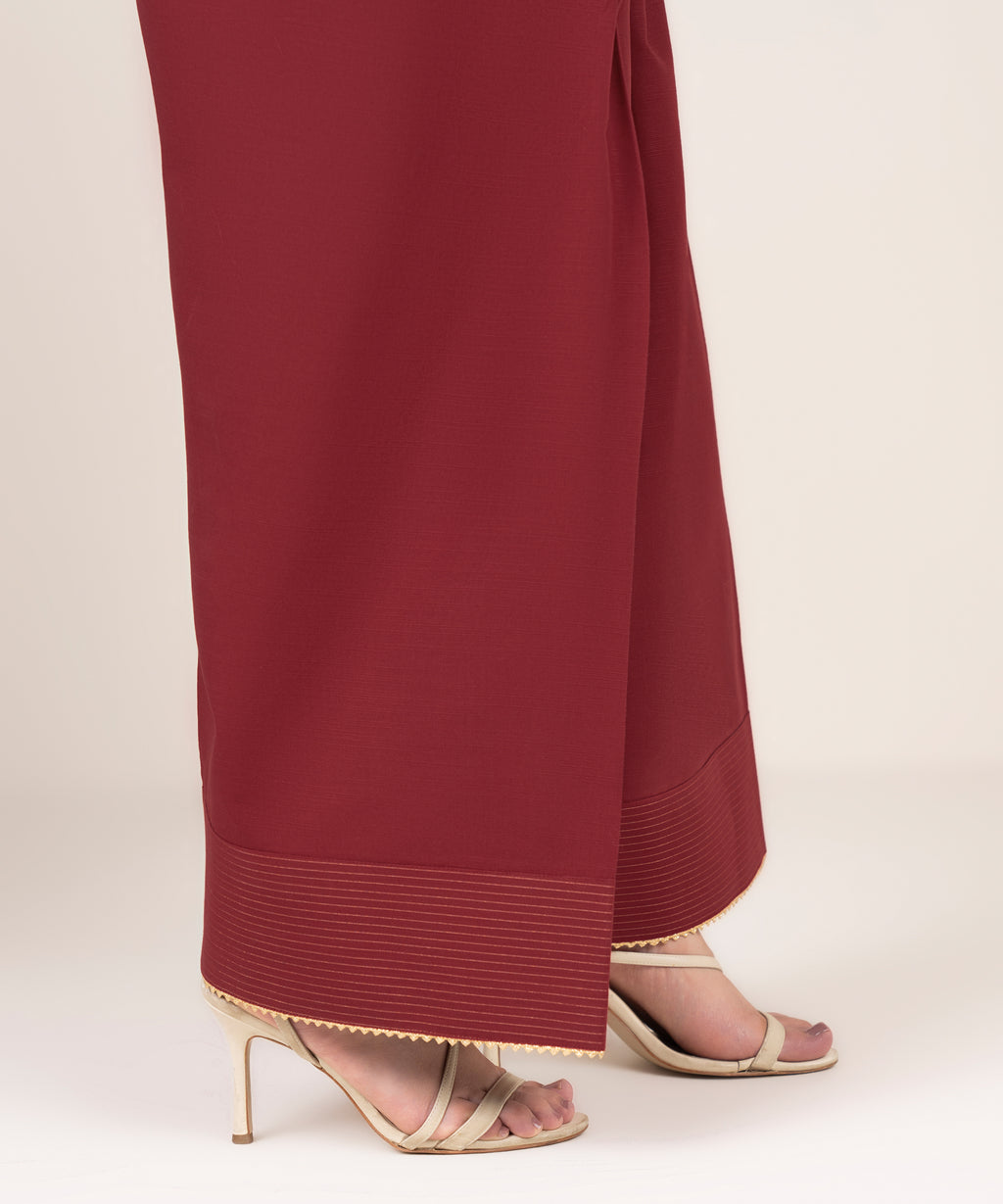 Solid Cotton Farshi Shalwar