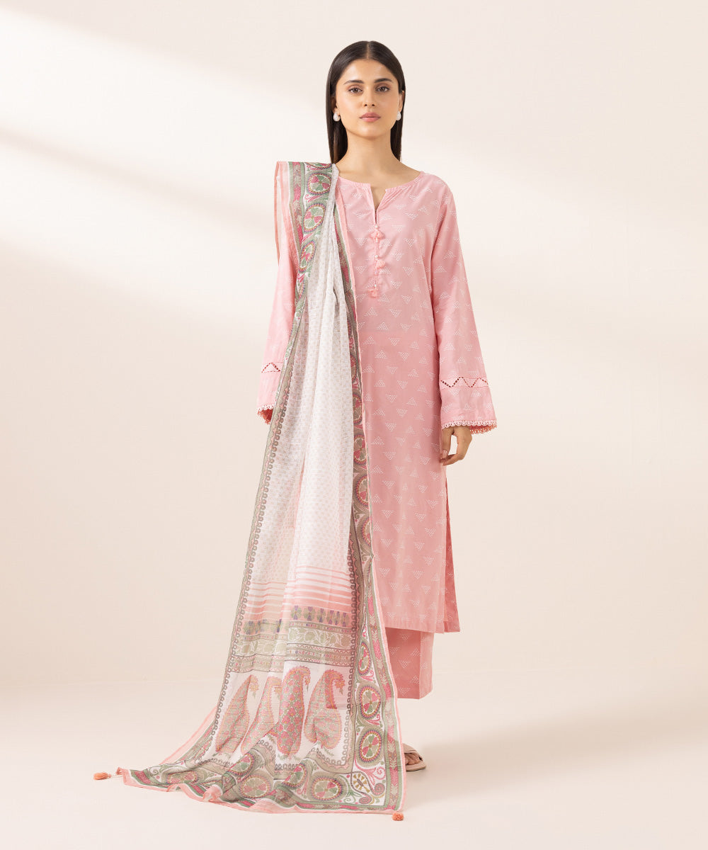 Women's Blended Raw Net Multi Printed Dupatta