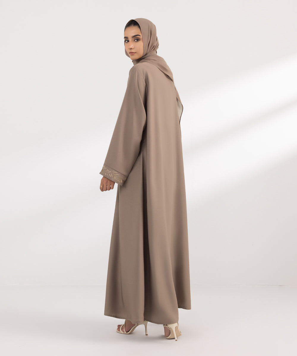 Women's Basic Caramel Brown Abbaya