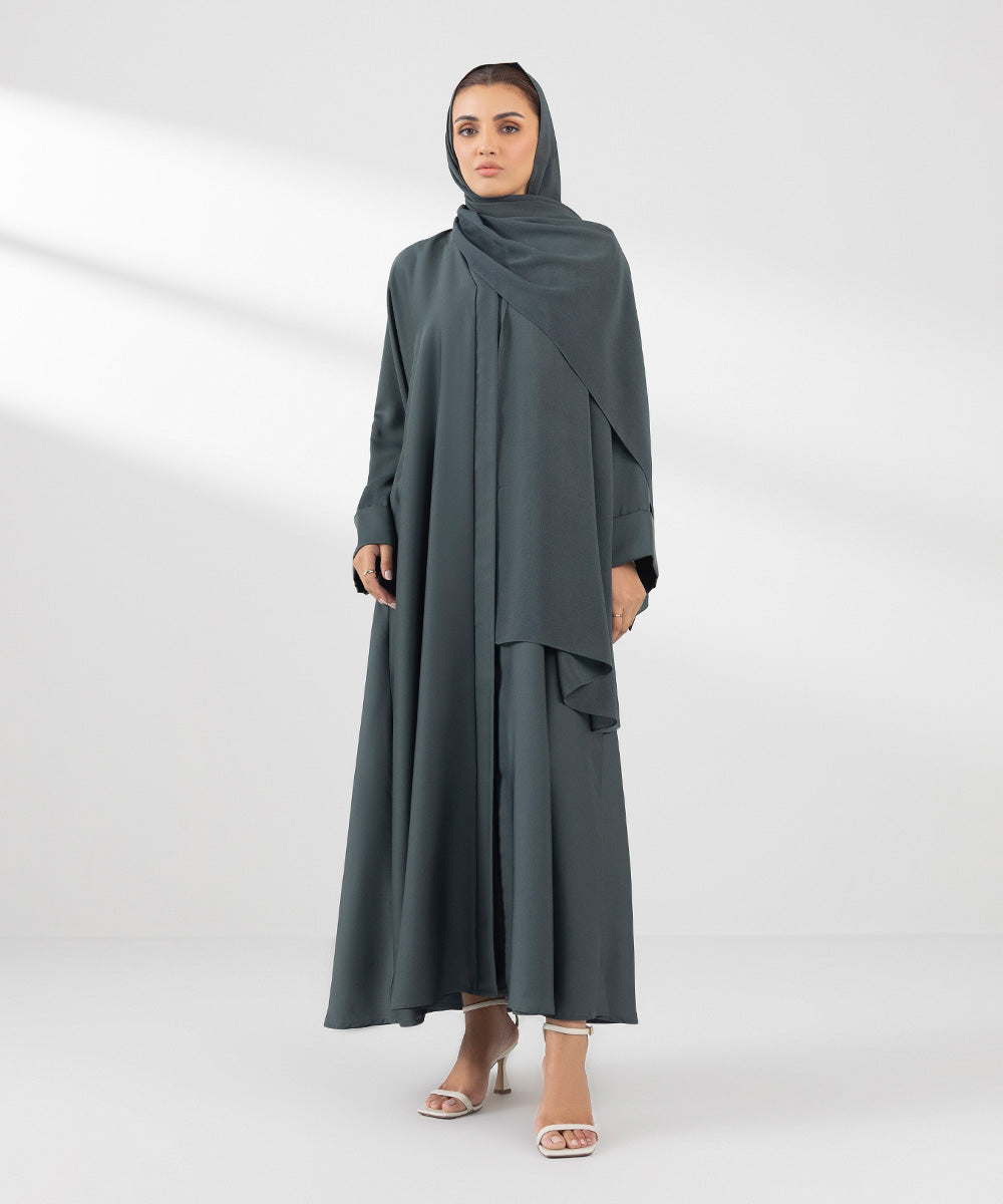 Button Through Kimono Abaya