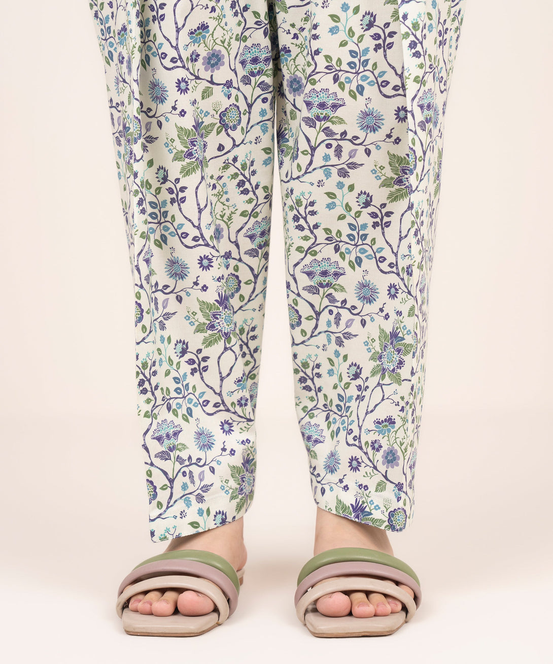 Women's RTW Cotton Viscose Multi Printed Shalwar