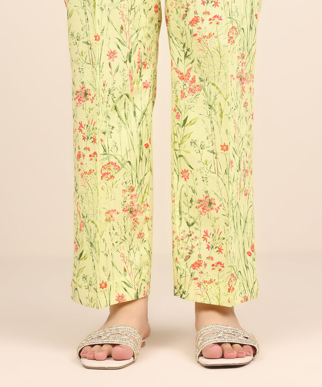 Women's RTW Cross Hatch Multi Printed Straight Pants