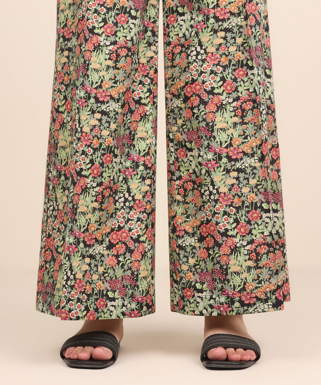 Women's RTW Cross Hatch Multi Printed Flared Pants