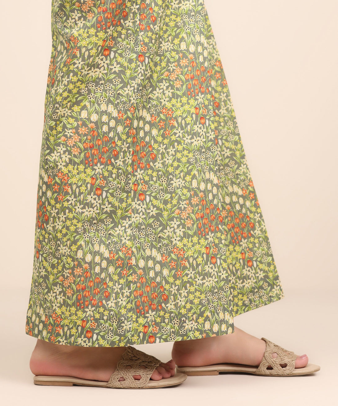 Women's RTW Cross Hatch Multi Printed Flared Pants