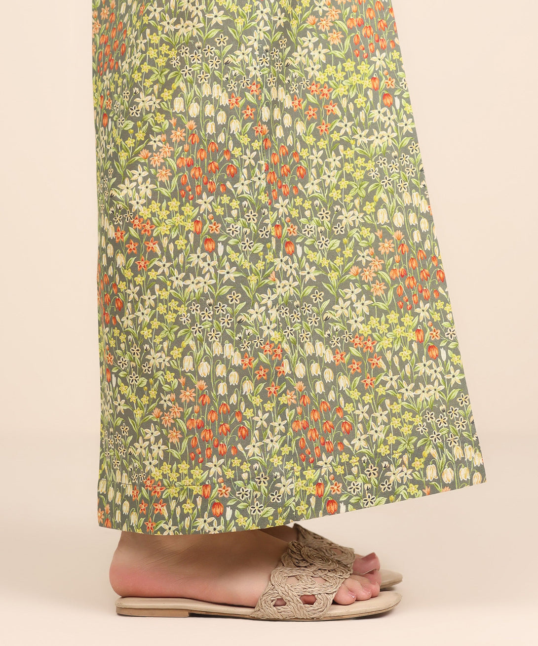 Women's RTW Cross Hatch Multi Printed Flared Pants
