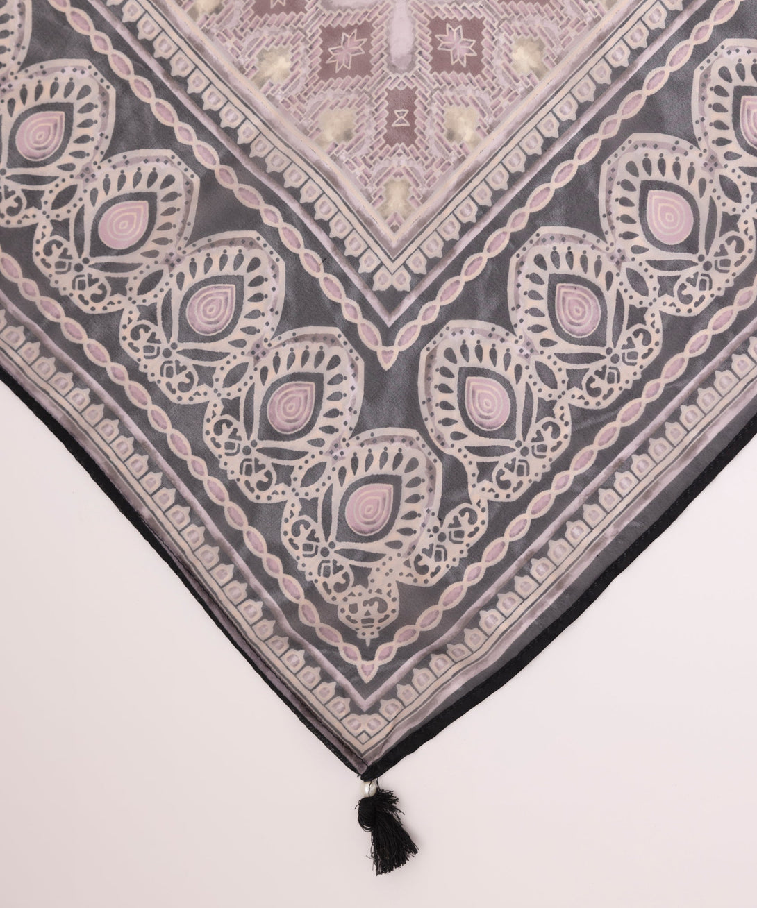 Blended Tissue Brown Printed Dupatta