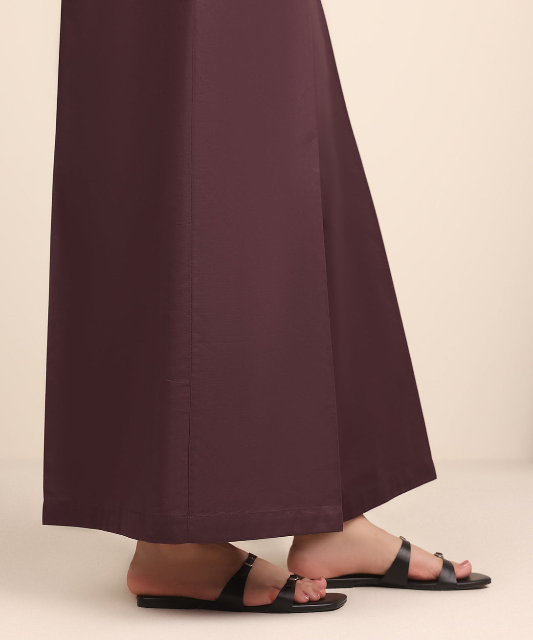 Women's RTW Cambric Red Solid Sharara