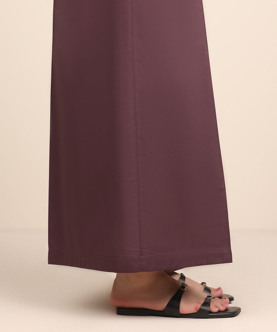 Women's RTW Cambric Red Solid Sharara