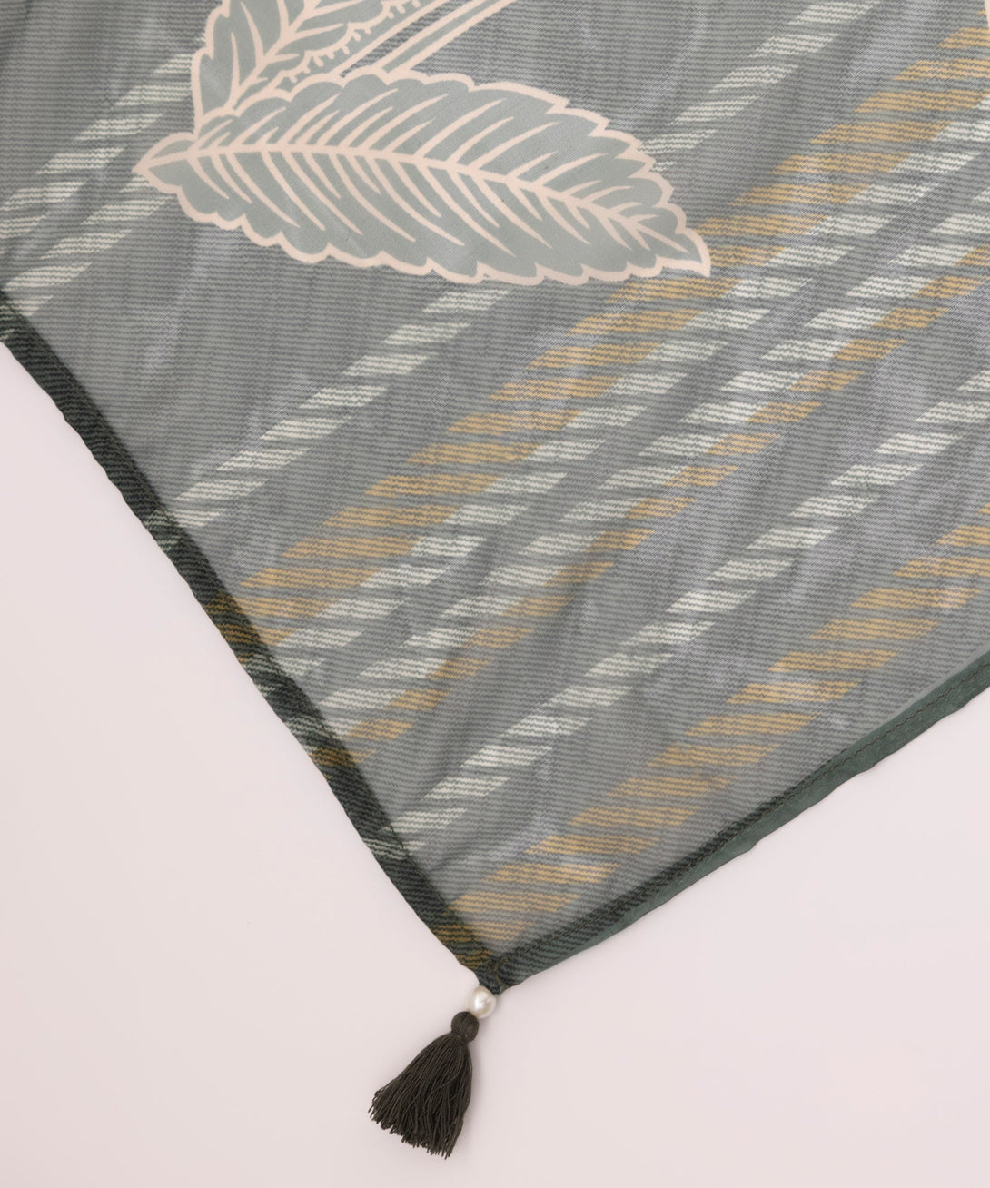 Blended Tissue Green Printed Dupatta