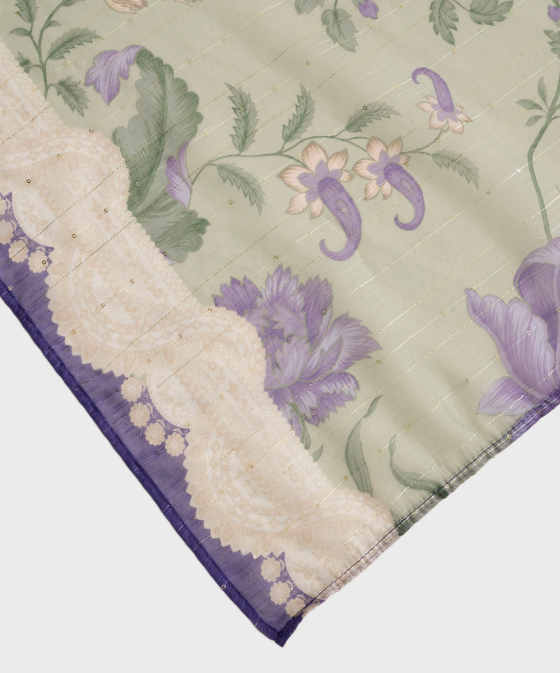 Women's RTW Manaar Green Printed  Dupatta