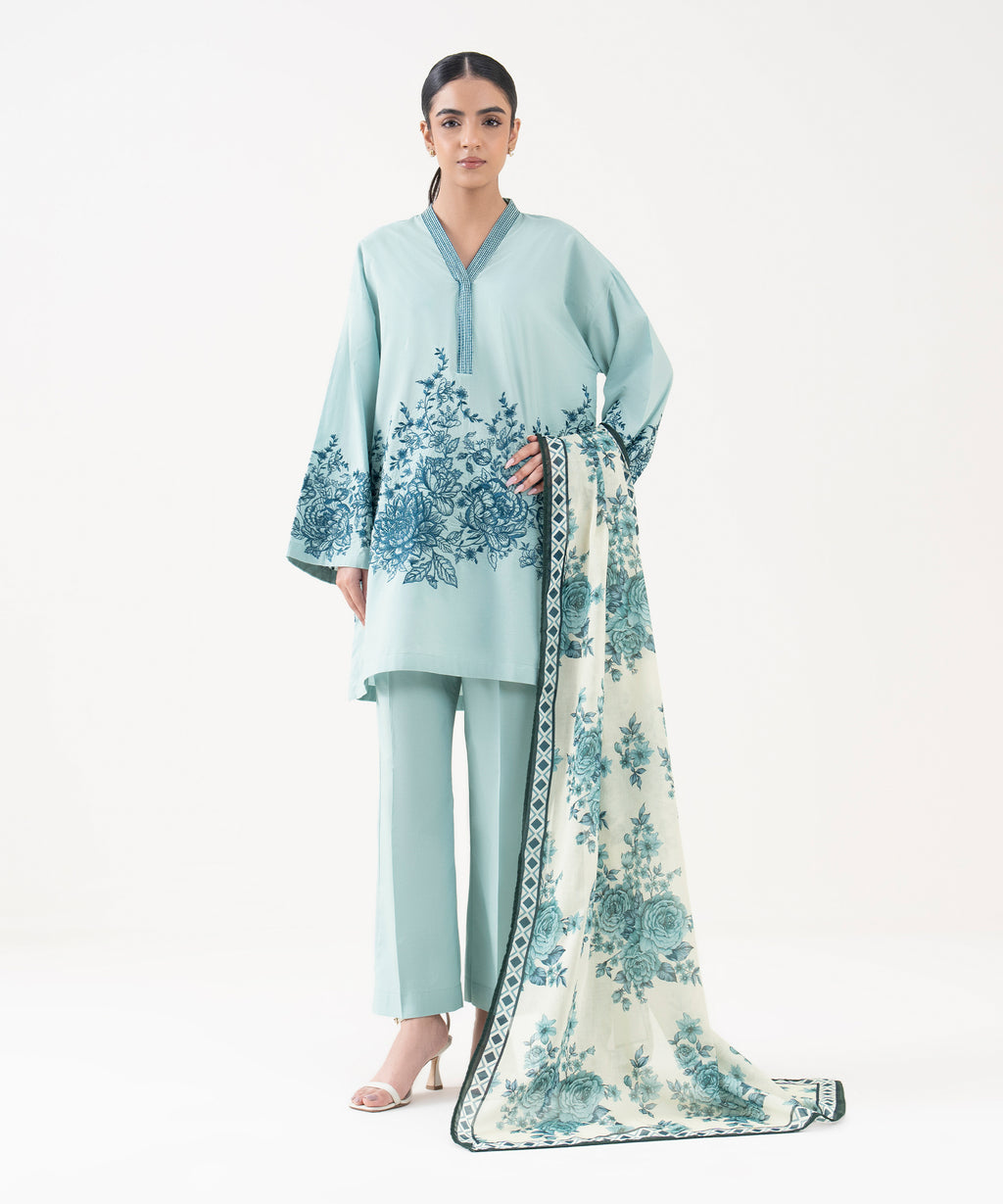 Printed Voile Dupatta