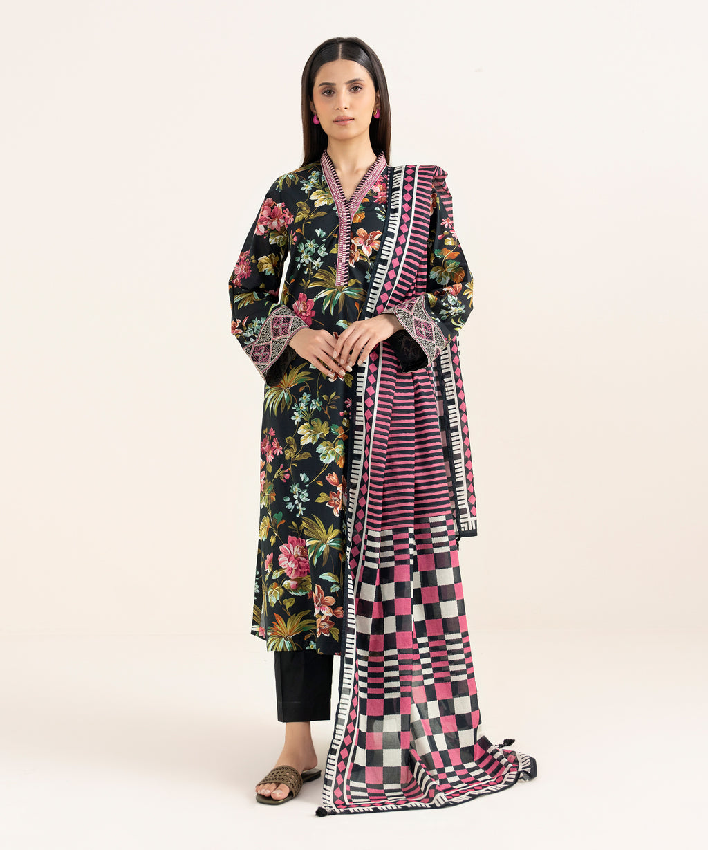 Printed Lawn Dupatta