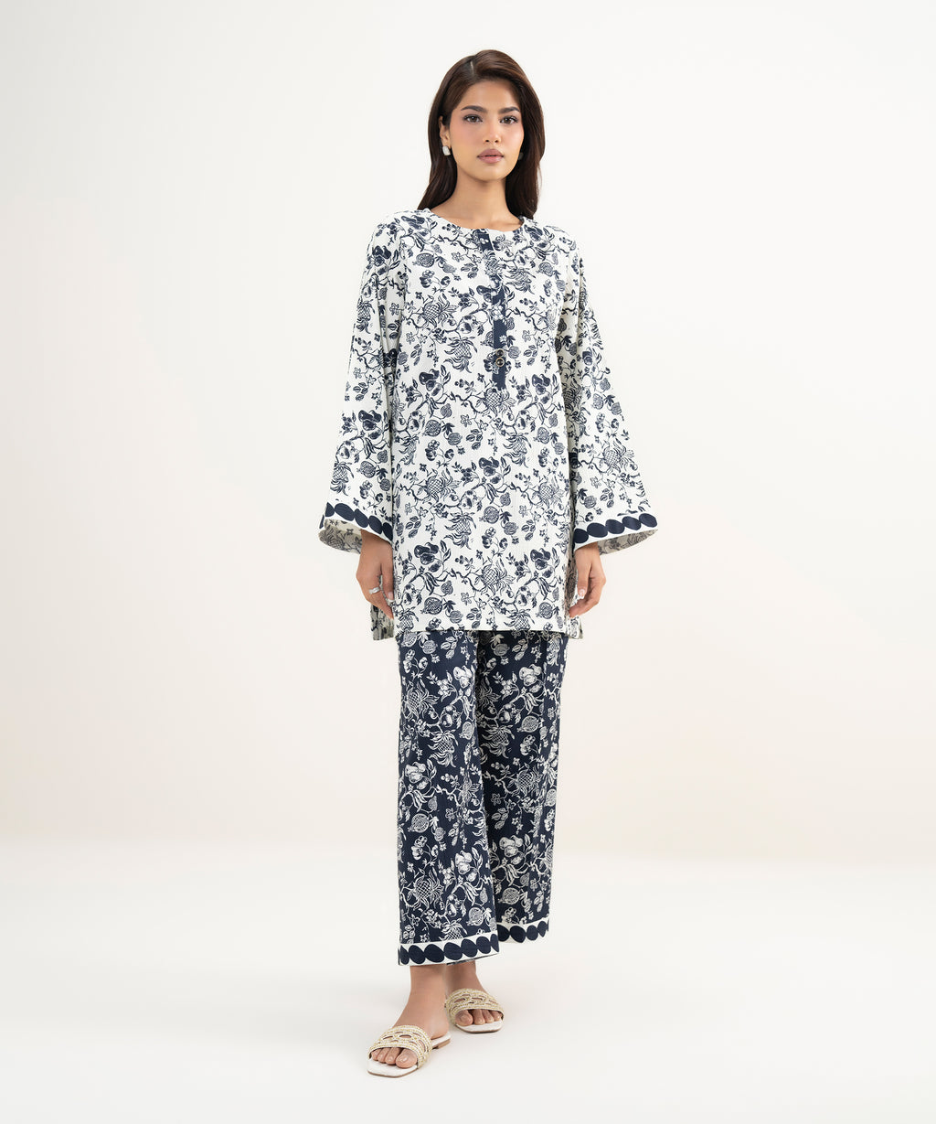 Printed Seersucker Shirt