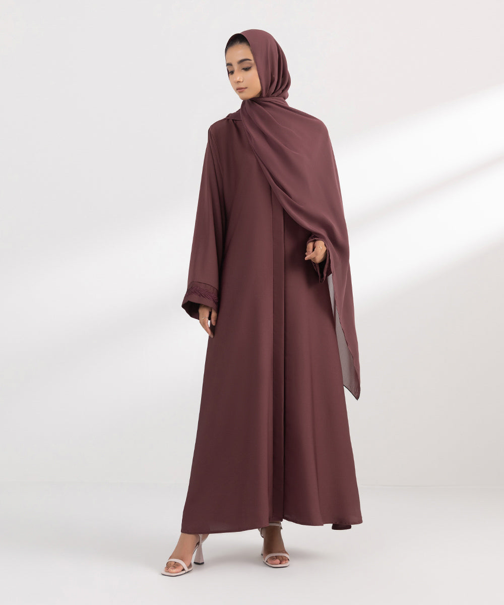 Women's Basic Rose wood Hijab