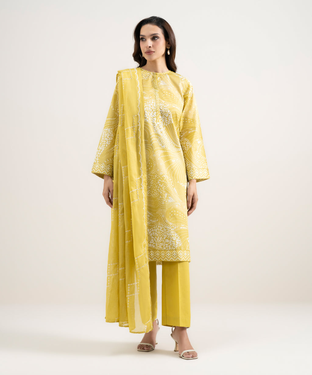 Embroidered Voile Dupatta