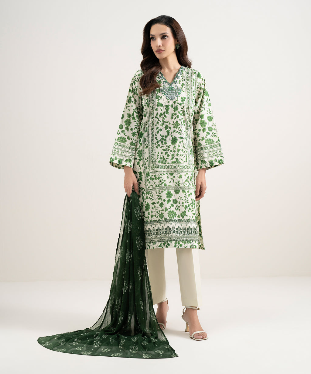Printed Chiffon Dupatta