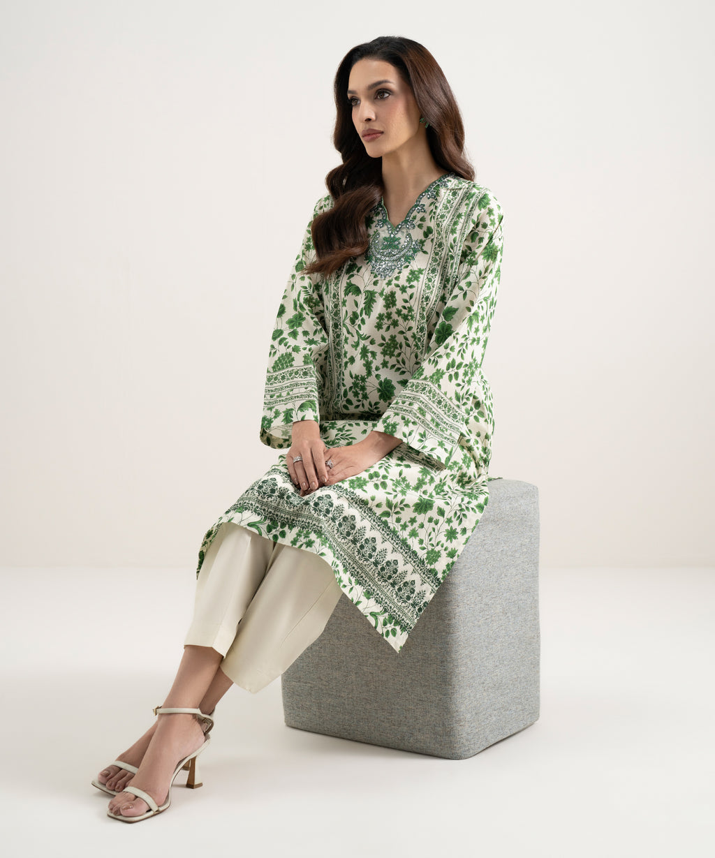 Embroidered Cotton Shirt