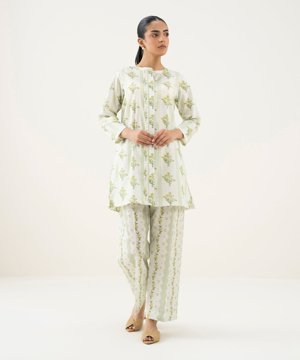 Printed Crosshatch Shirt