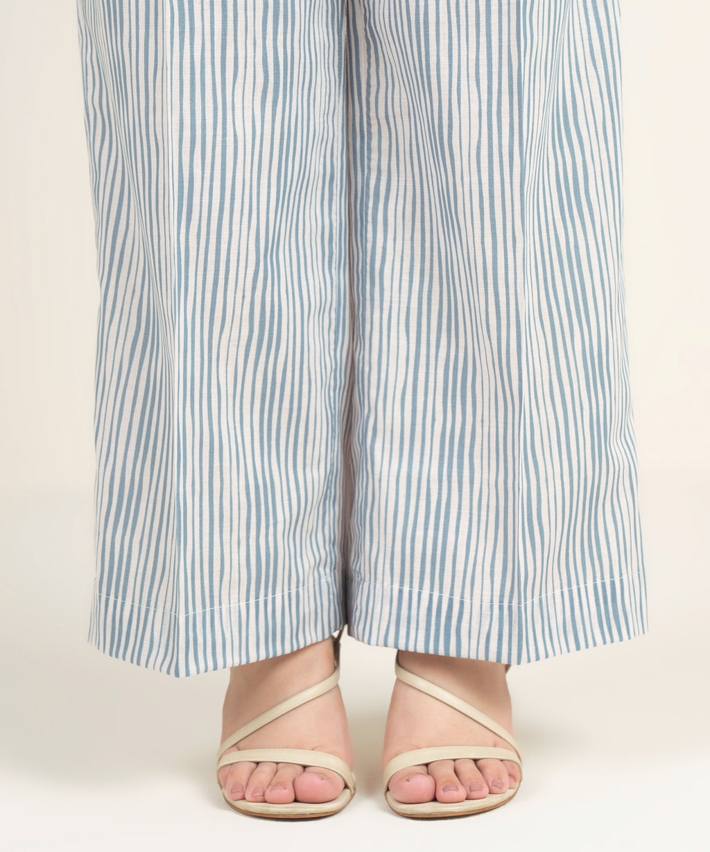 Printed Crosshatch Culottes
