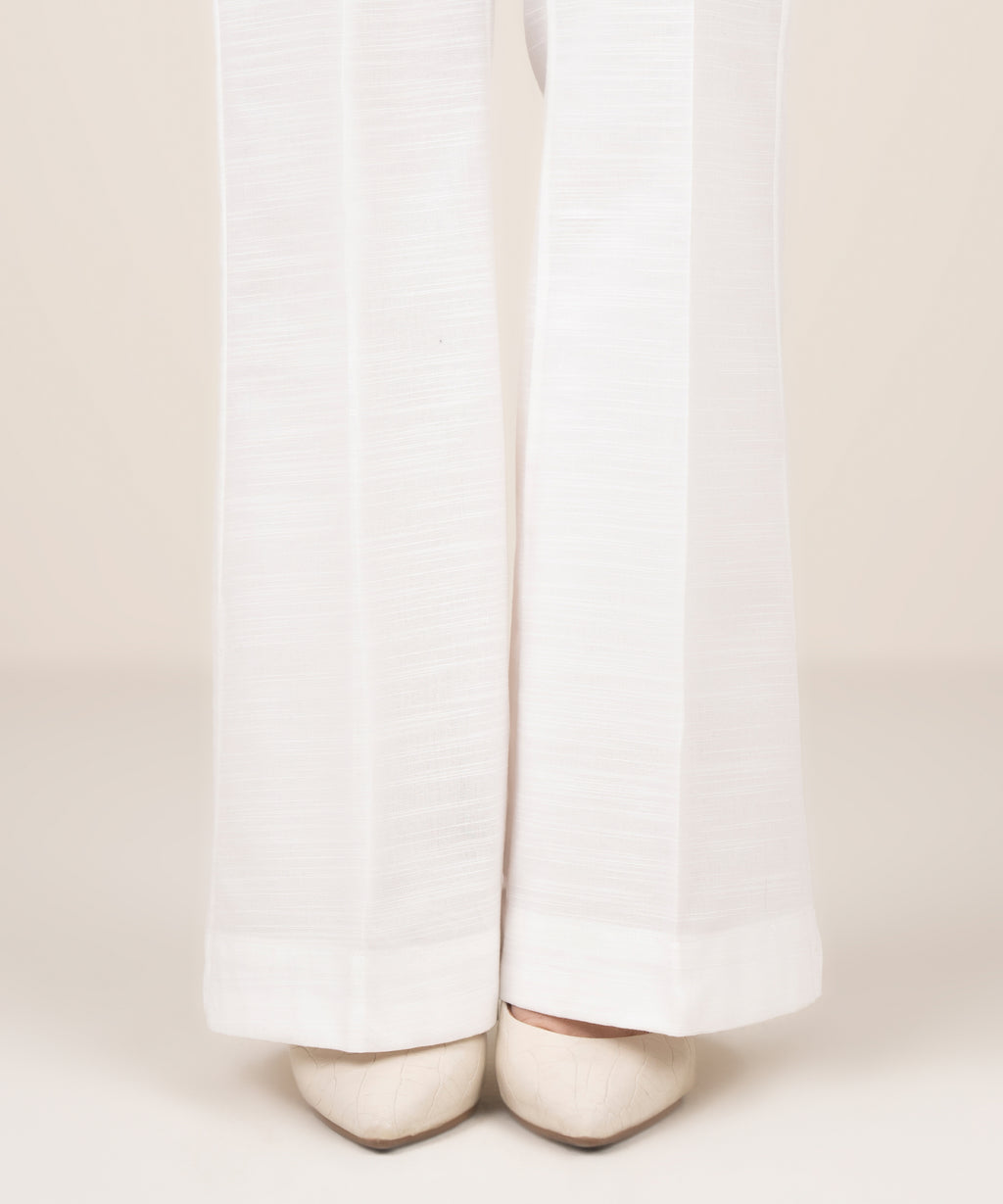 Khaddar Boot-cut Pants