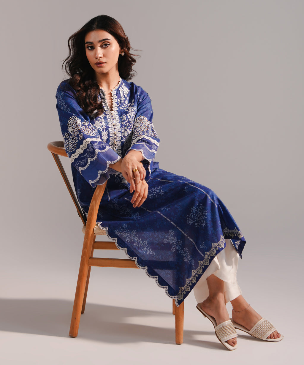 Embroidered Lawn Shirt