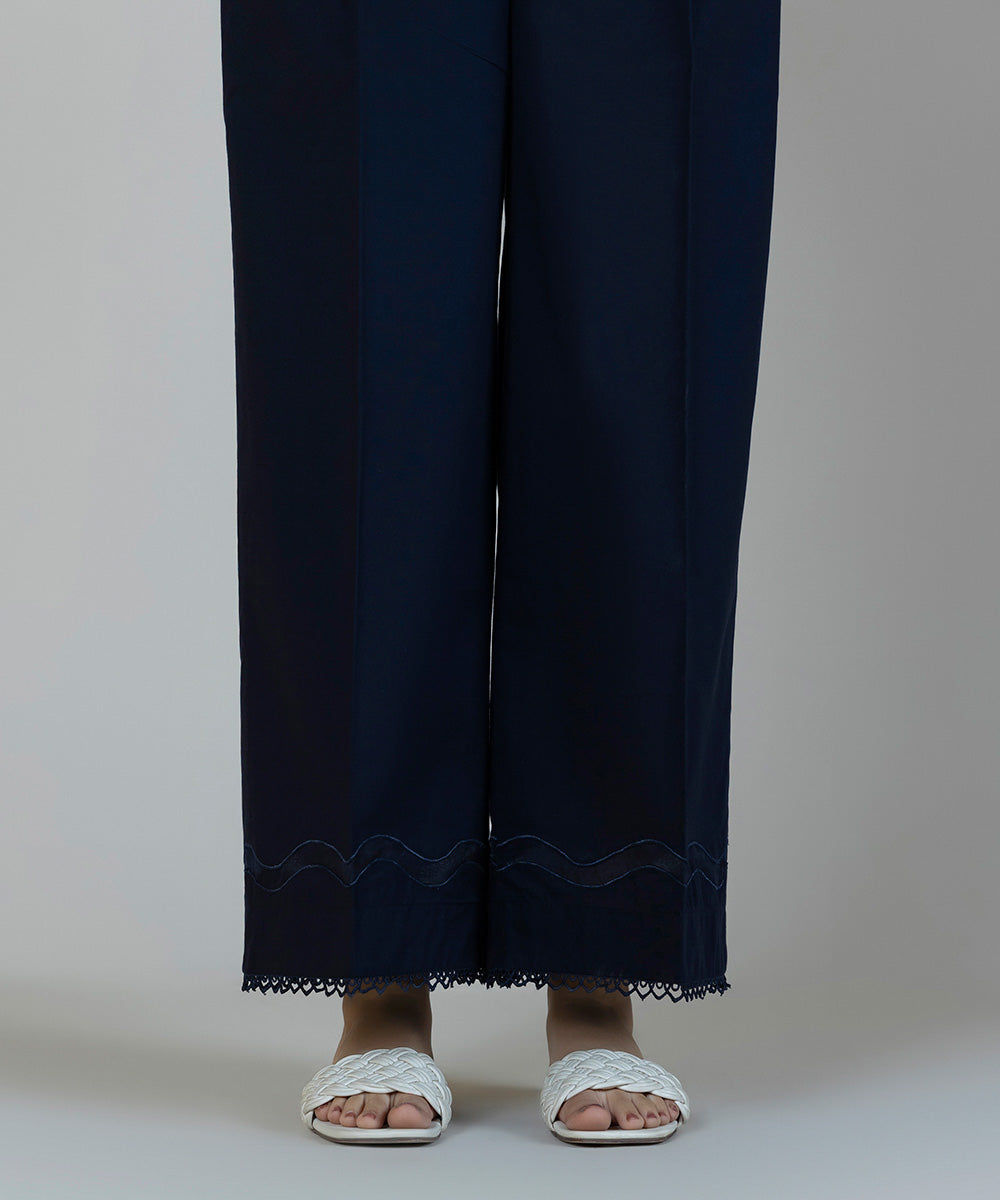 Women's Pret Cambric Blue Dyed Culottes