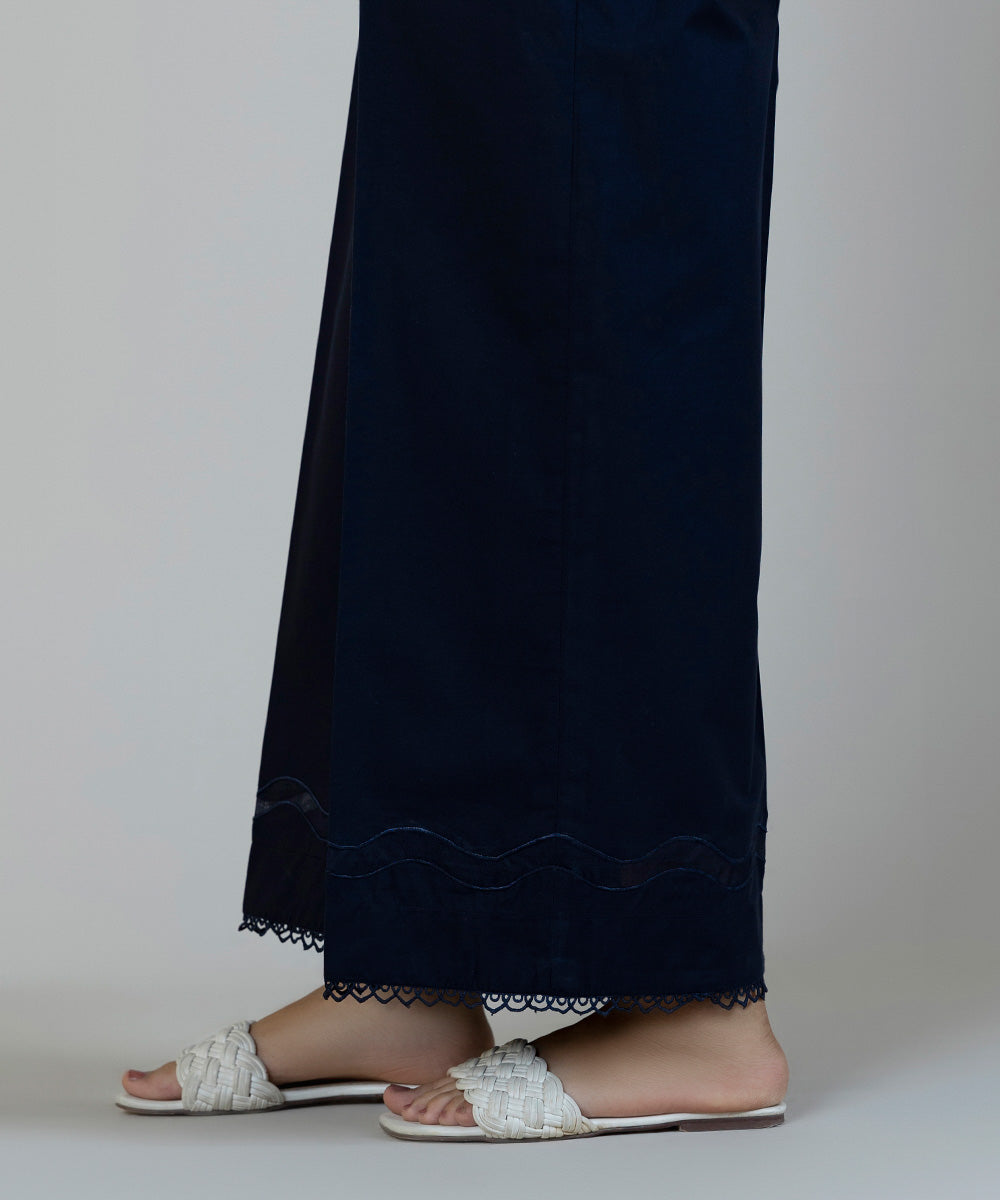 Women's Pret Cambric Blue Dyed Culottes