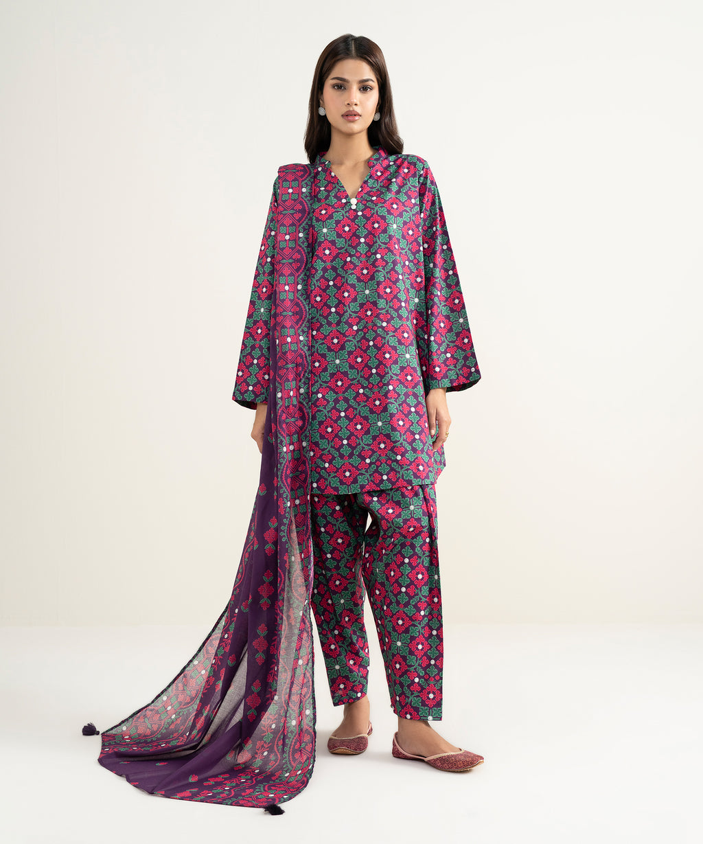 Printed Lawn Dupatta