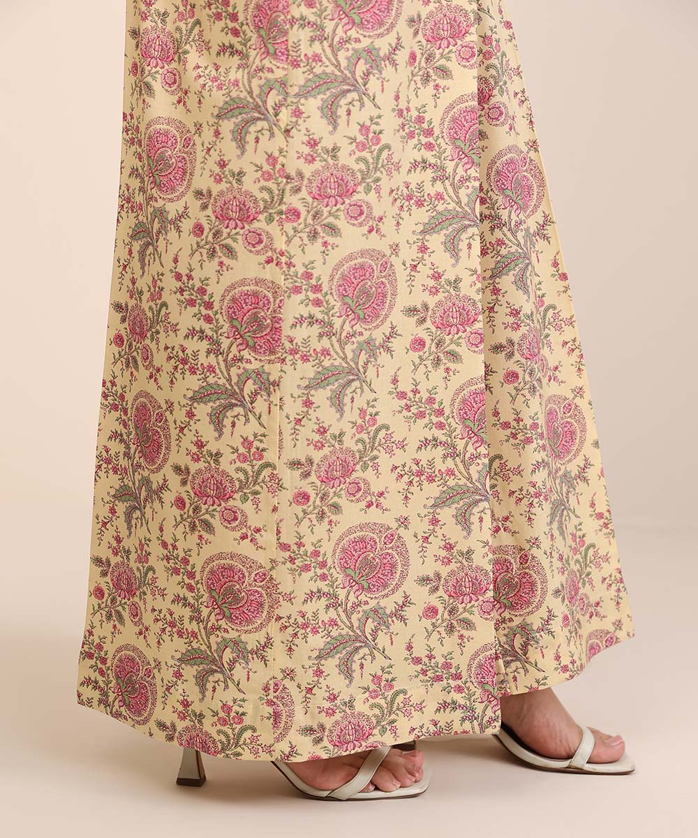 Women's Pret Cotton Viscose Multi Printed Culottes