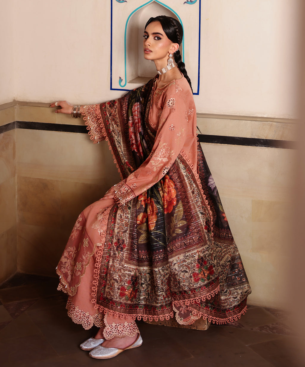 3 Piece - Embroidered Jacquard Suit